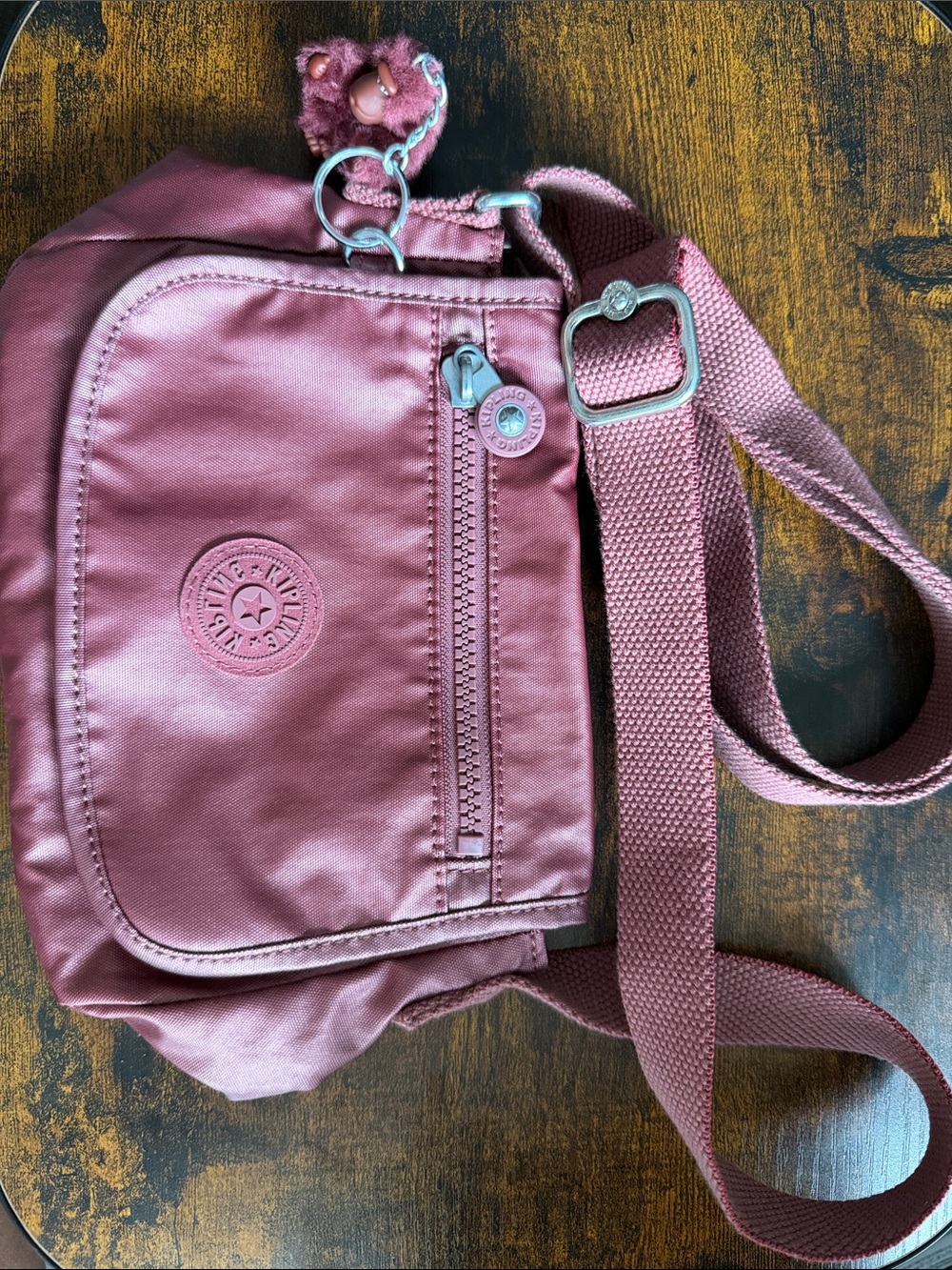 Kipling Dusty Rose Crossbody Bag